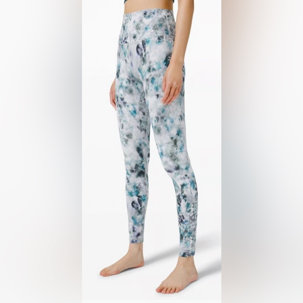 Lululemon Athletica Align Highrise Kaleidofloral Multi Leggings - Size 14